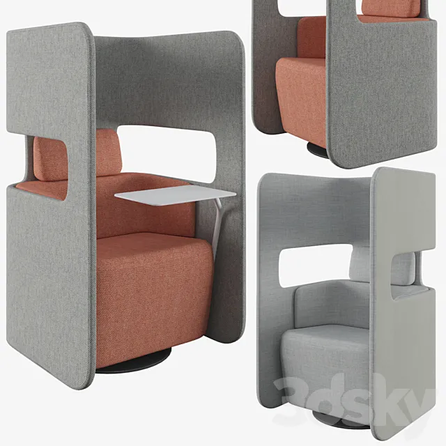 Office Pod Seat_FB 3D Model