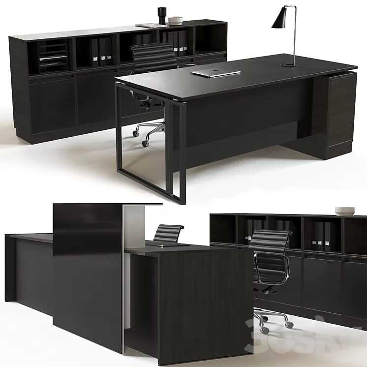 Office reception furniture set 3D Model