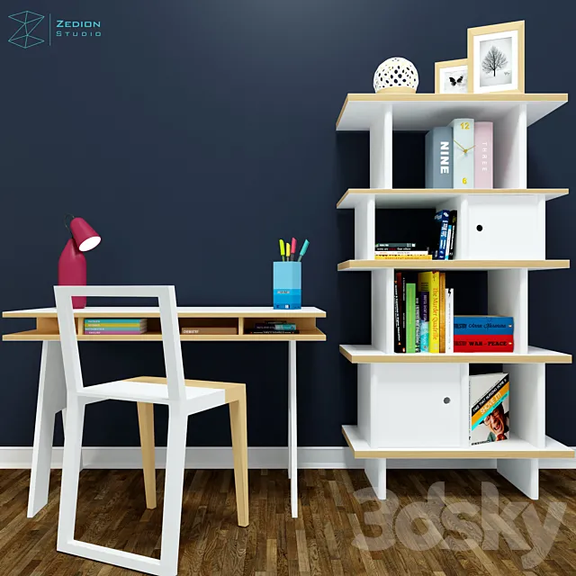 office set 3D Model