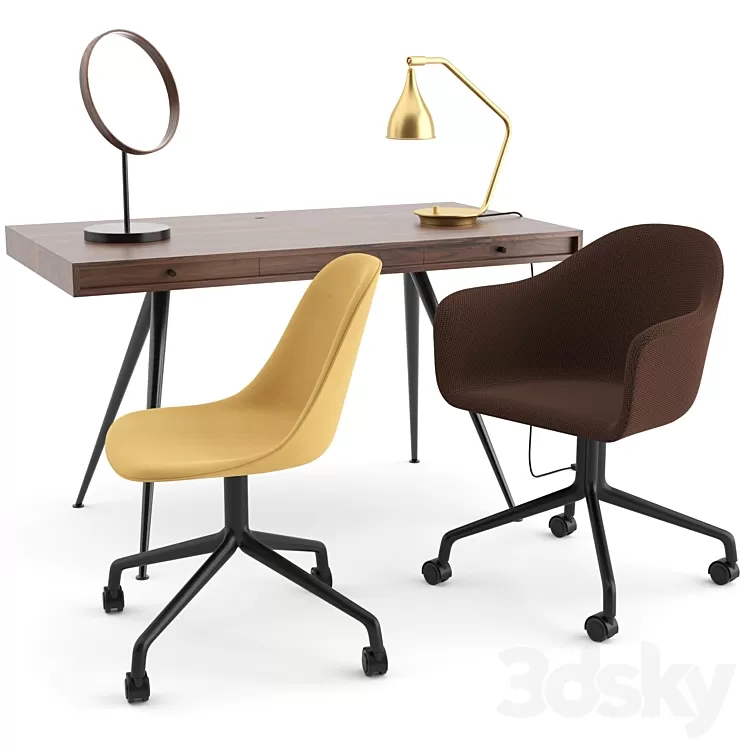 Office set by Norr11 and MENU 3D Model