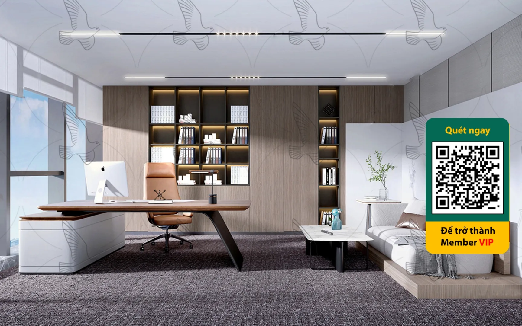 OFFICE SPACE – VRAY / CORONA – 3D MODEL – 4026