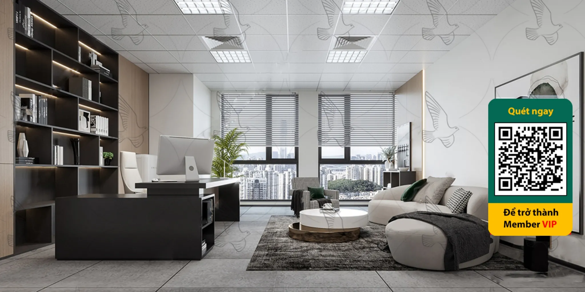 OFFICE SPACE – VRAY / CORONA – 3D MODEL – 4029