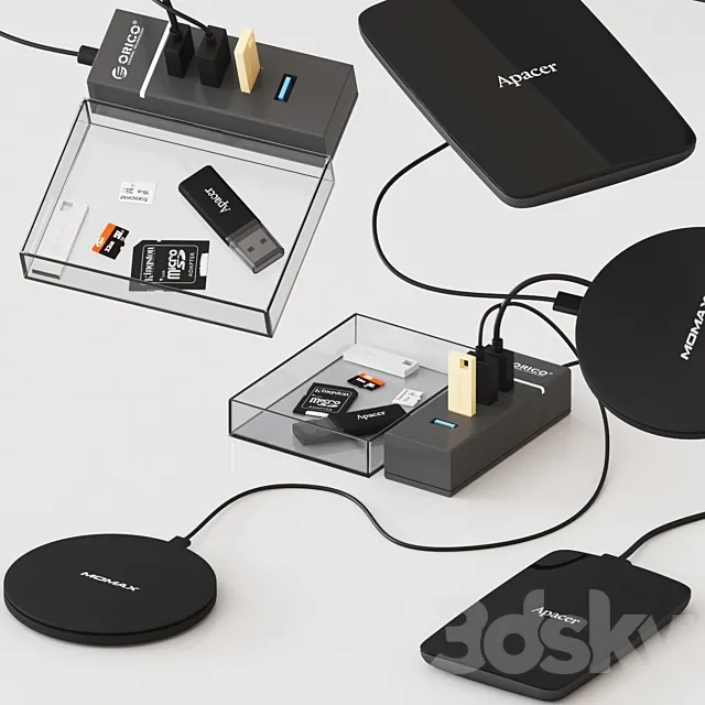 Office Supplies Set 2 3DModel