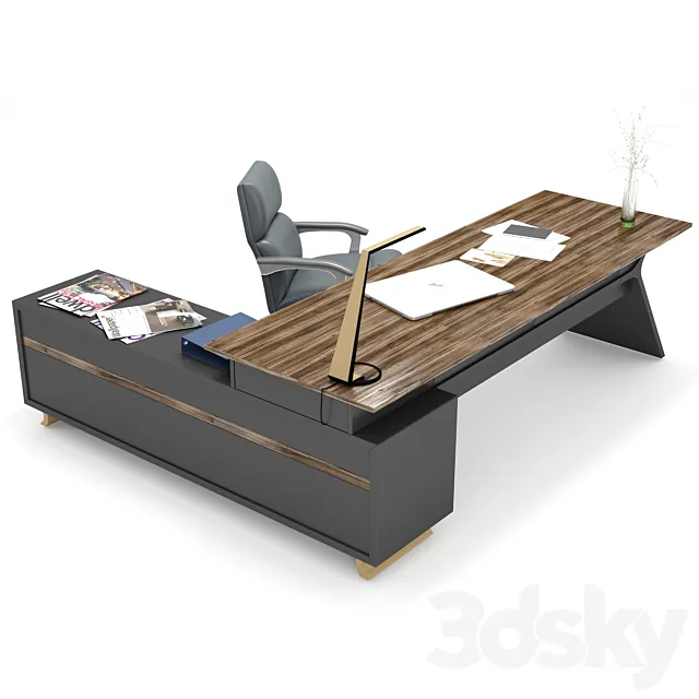 Office table 3DModel
