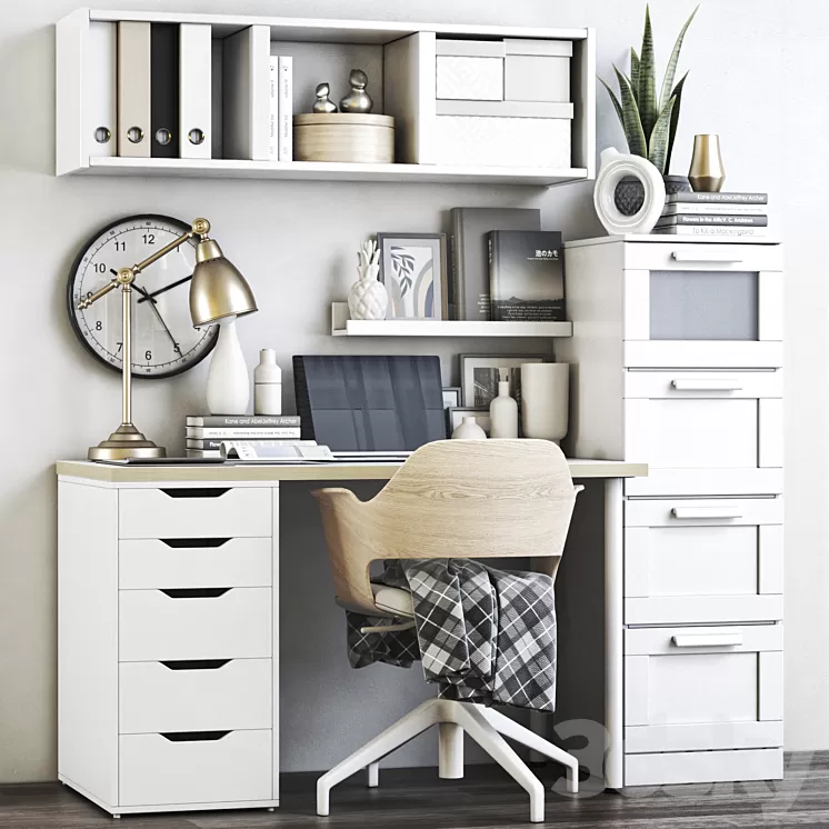 Office workplace 91 3D Model