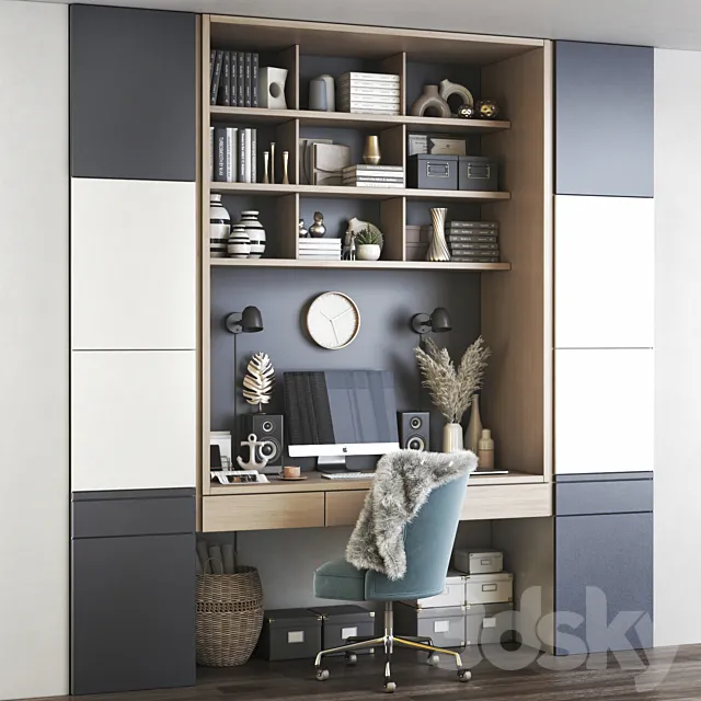 Office workplace 92 3DModel