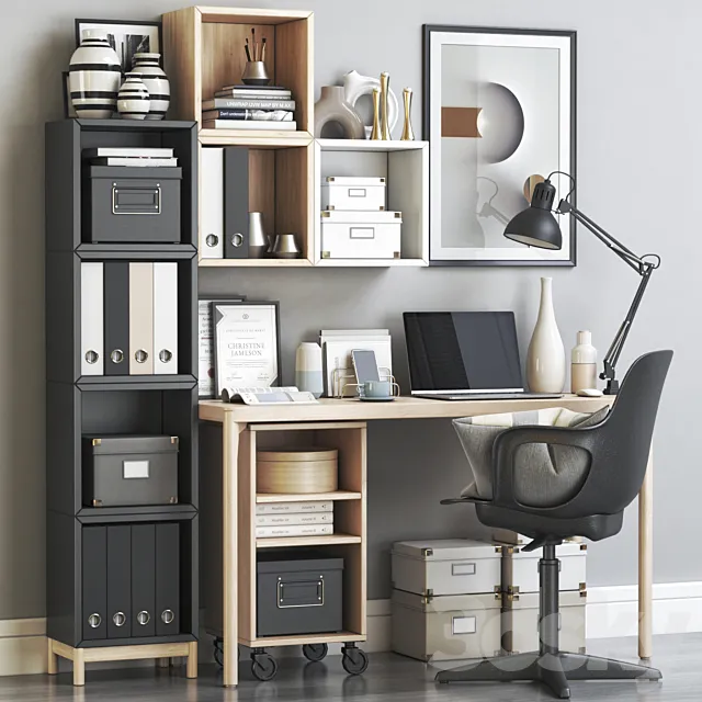 Office workplace 94 3DModel