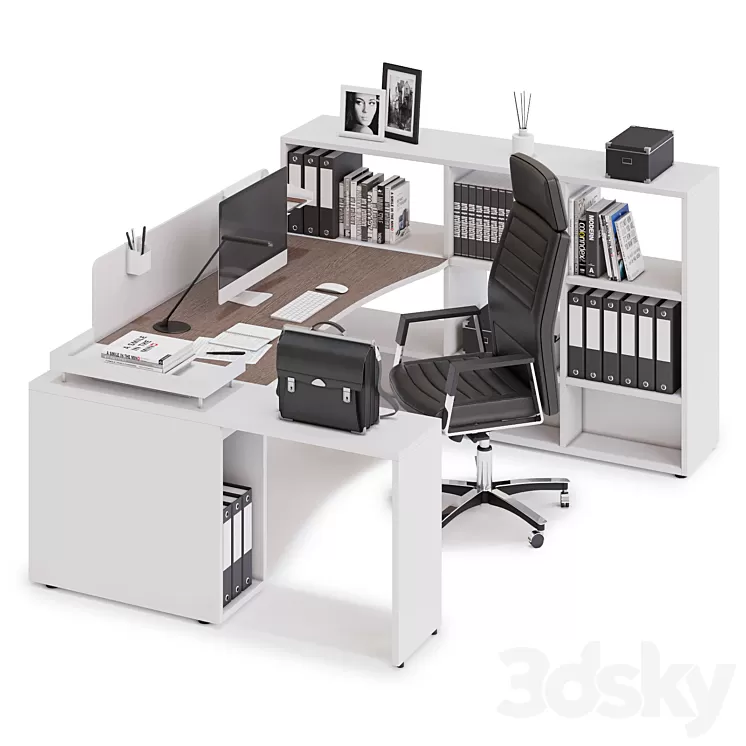 Office workspace LAS LOGIC (v8) 3D Model
