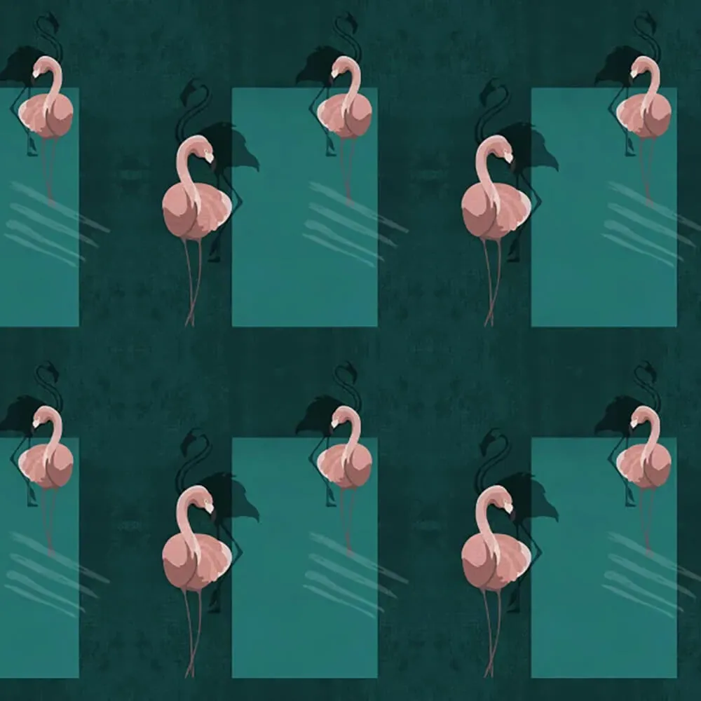 Officinarkitettura - Wallpaper Flamingo 3D Model