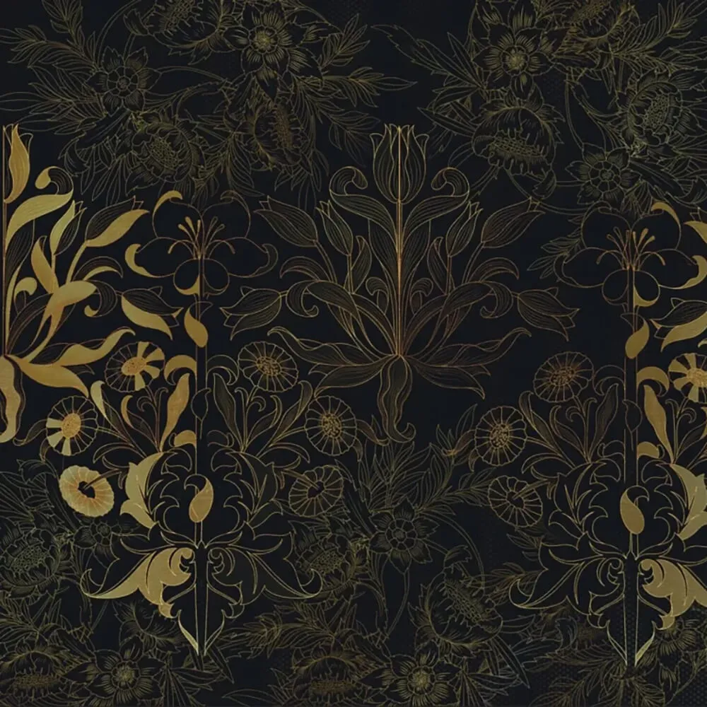 Officinarkitettura - Wallpaper Flower Fantasy Black 3D Model
