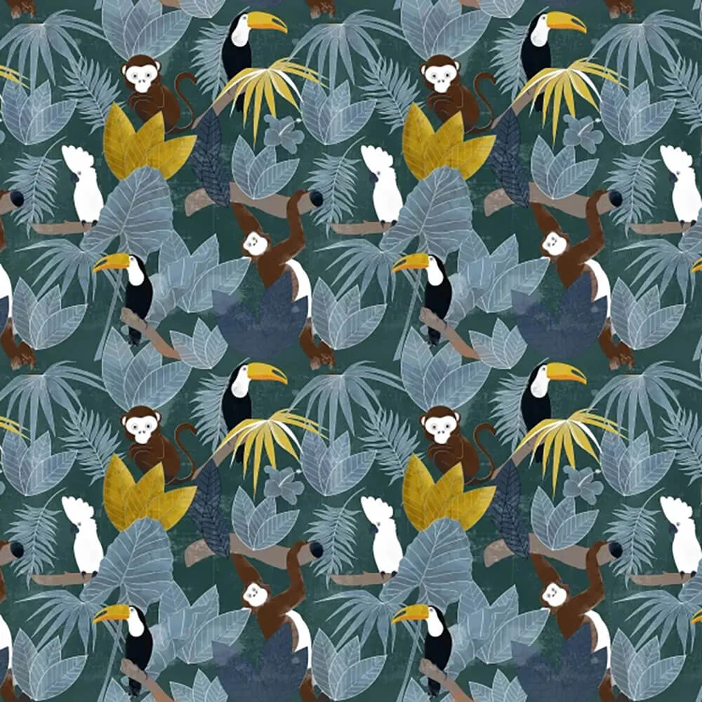 Officinarkitettura - Wallpaper Jungle Naif 3D Model