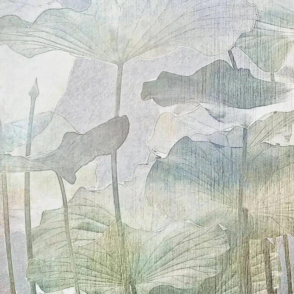 Officinarkitettura - Wallpaper Lotus Leaves 3D Model