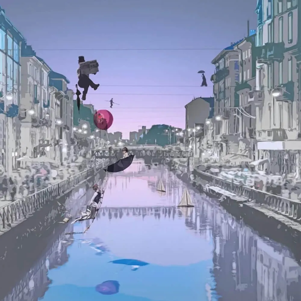 Officinarkitettura - Wallpaper Navigli 3D Model