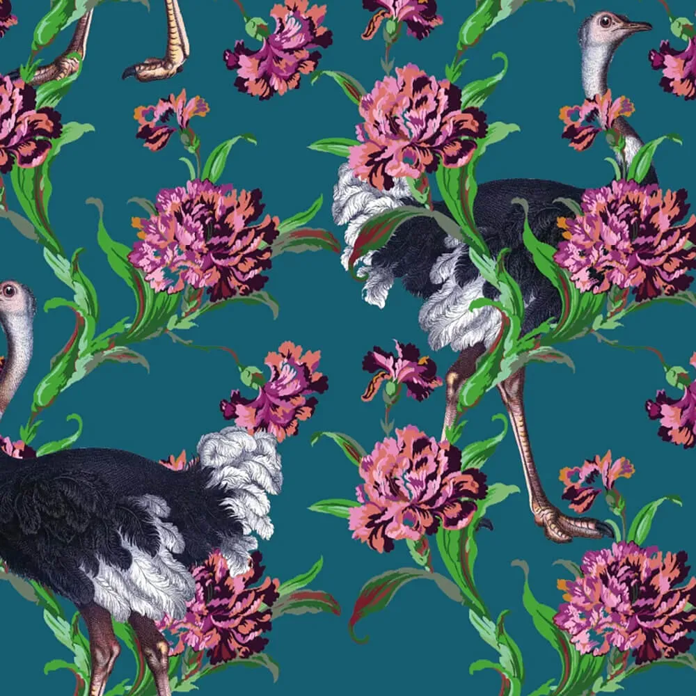 Officinarkitettura - Wallpaper Ostriches 3D Model