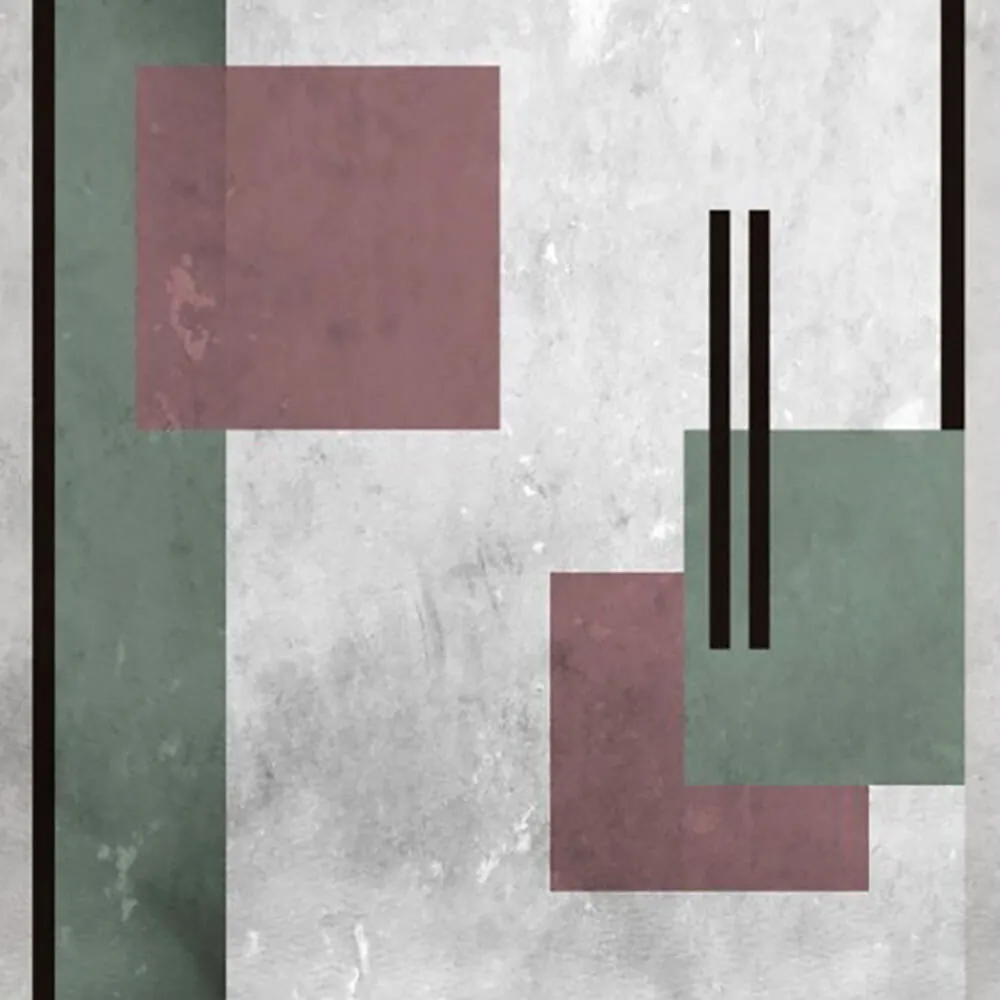 Officinarkitettura - Wallpaper Pink and Green 3D Model