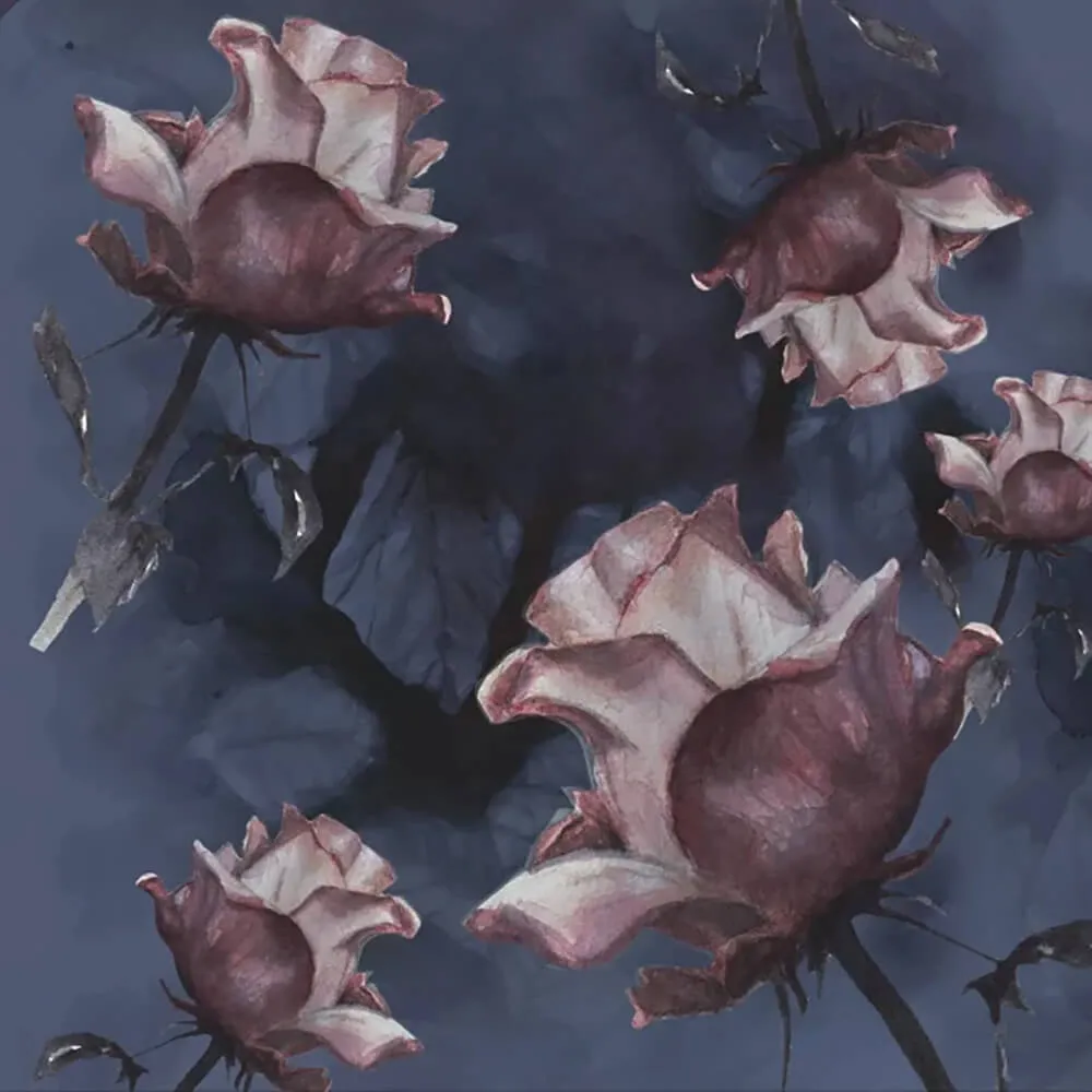 Officinarkitettura - Wallpaper Pink Roses 3D Model