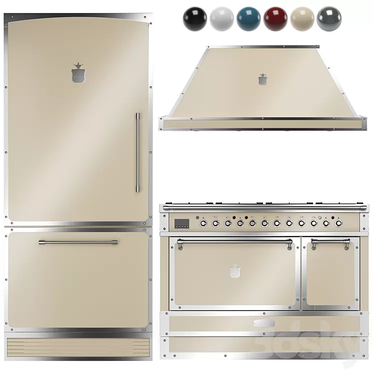 OFFICINE GULLO kitchen appliances 02 3D Model
