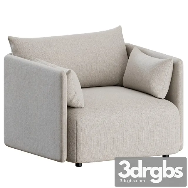 Offset armchair by menu