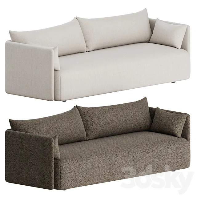 Offset Sofa 3 Seater by Menu 3D Model