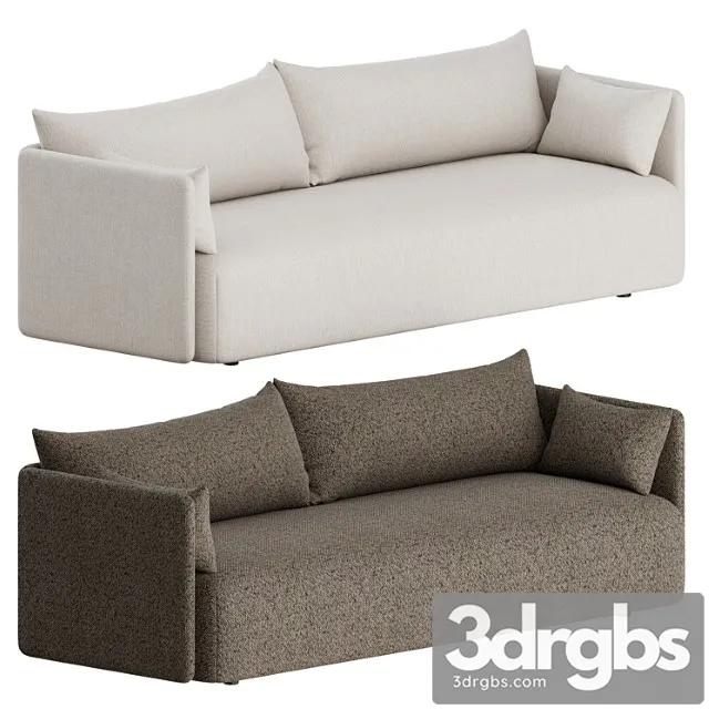 Offset sofa 3 seater by menu