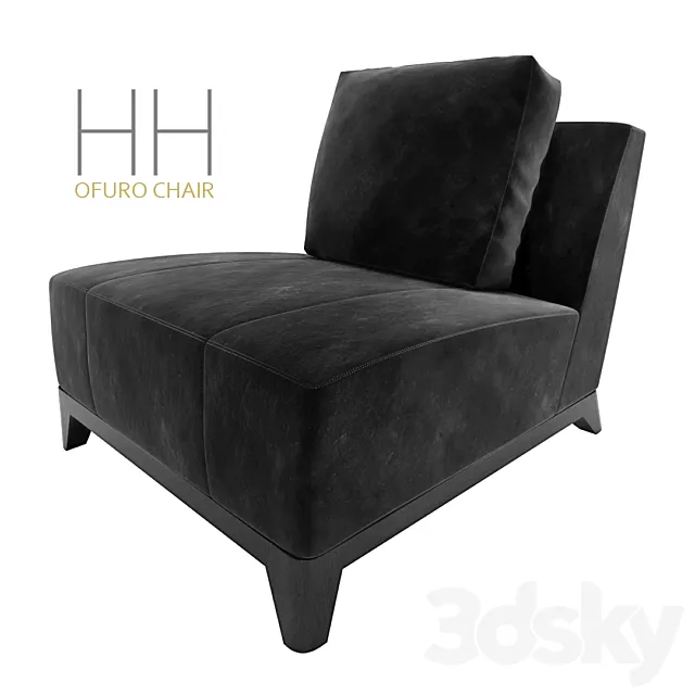 Ofuro chair by HOLLY HUNT 3D Model