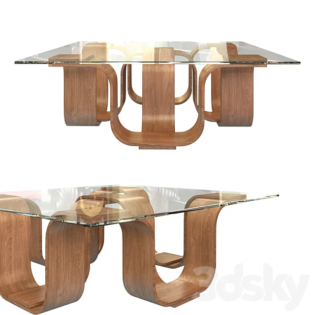 Ogetti Square Cocktail Table 3DModel