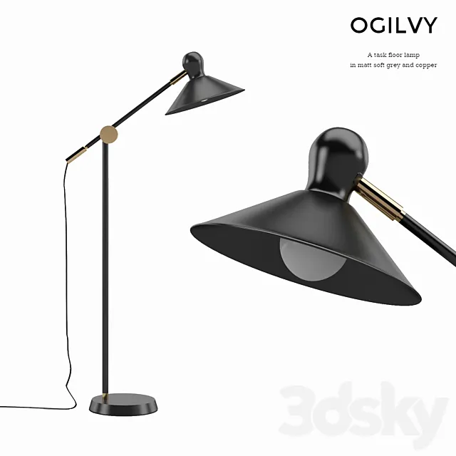 Ogilvy Task Floor Lamp 3D Model
