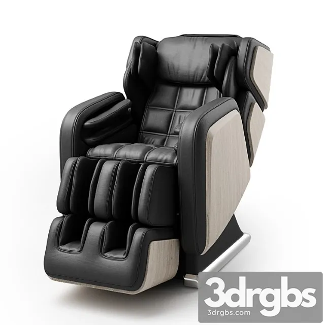 Ohco Massage Chair R6 Jetblack 3D Model Free