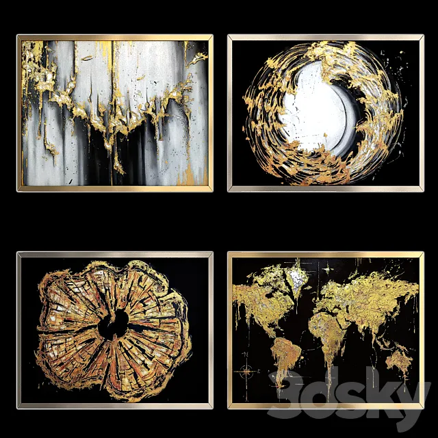 Oil Paintings 3DModel