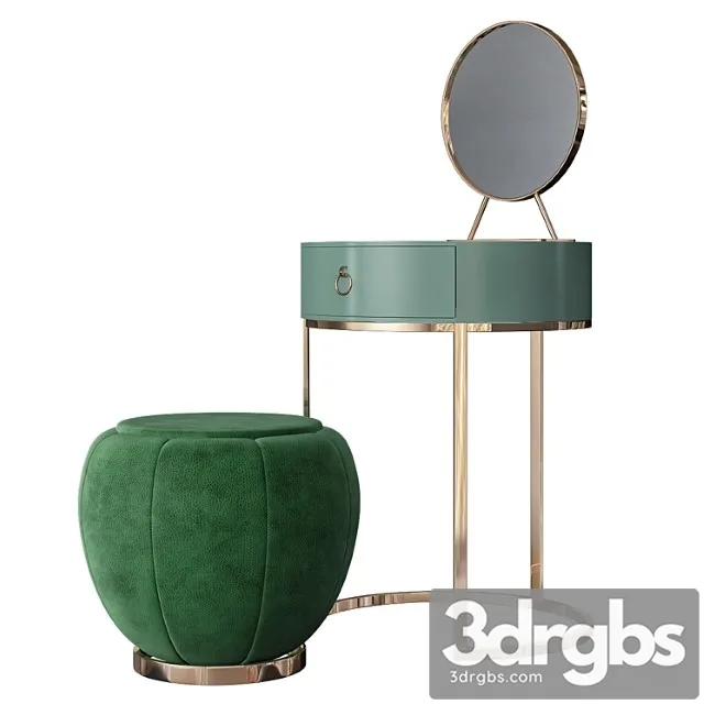 Oipoodde coiffeuse coiffeuse clair coiffeuse 2 3D Model Free