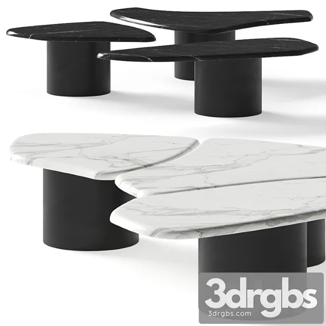 Okha Tectra Coffee Tables 3D Model Free