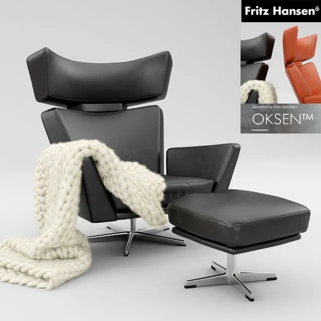 OKSEN armchair 3D Model