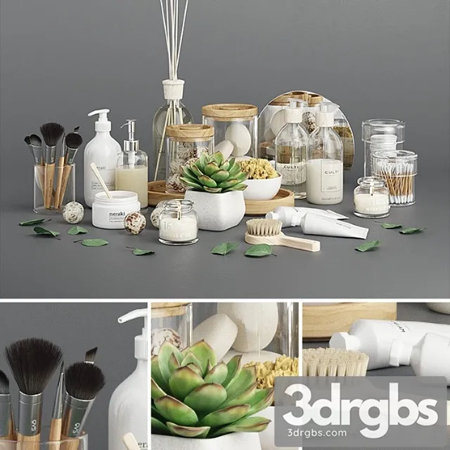 Ola Bathroom Set 3D Model Free