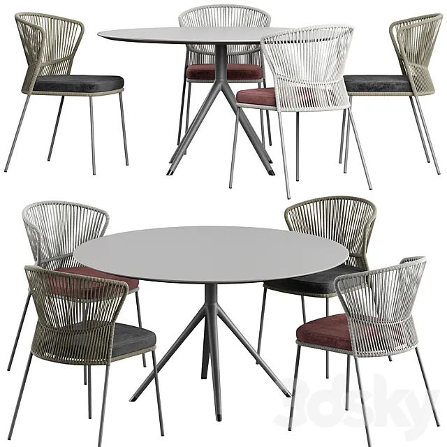 Ola Chair OTX Table 3DModel