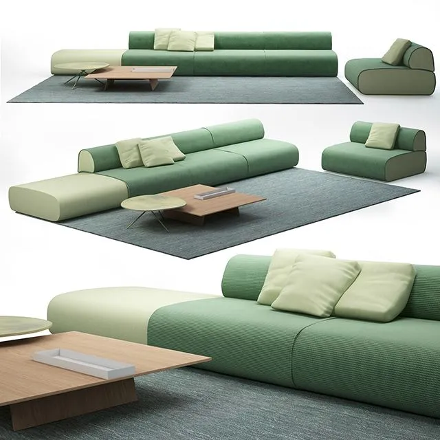 Ola Paola Lenti sofa 3D Model