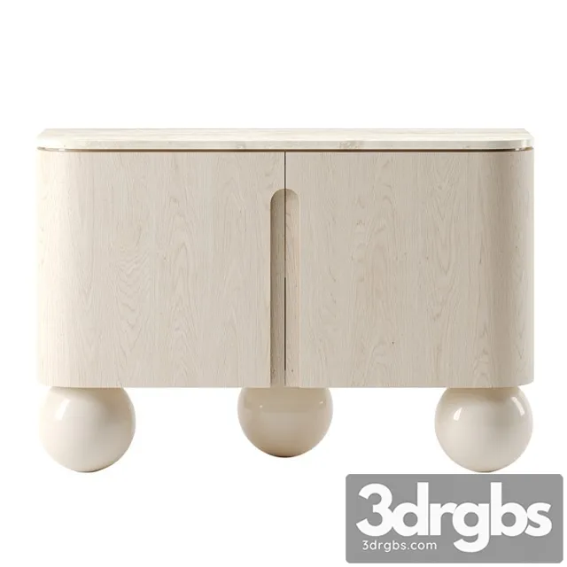Olbia Commode by Le Berre Vevaud 3D Model Free