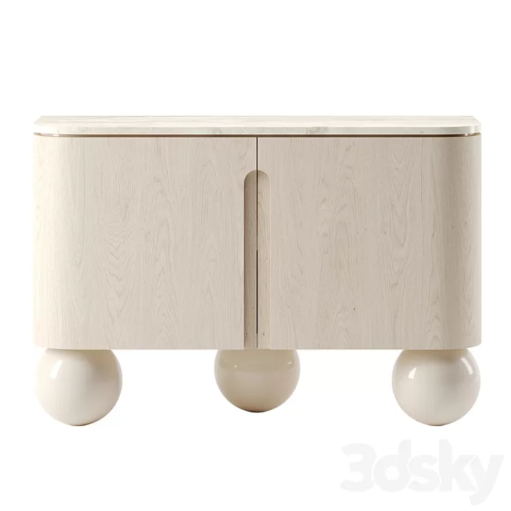 Olbia Commode by LE BERRE VEVAUD 3D Model