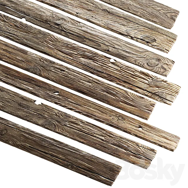 old board set 1 3D Model