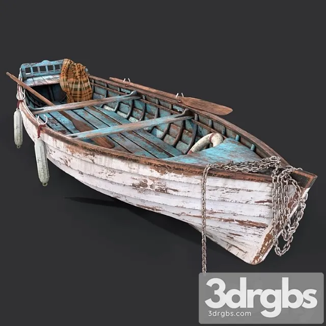 Old boat 3D Model Download
