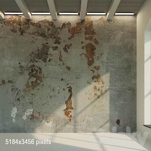 Old plaster 7 3DModel