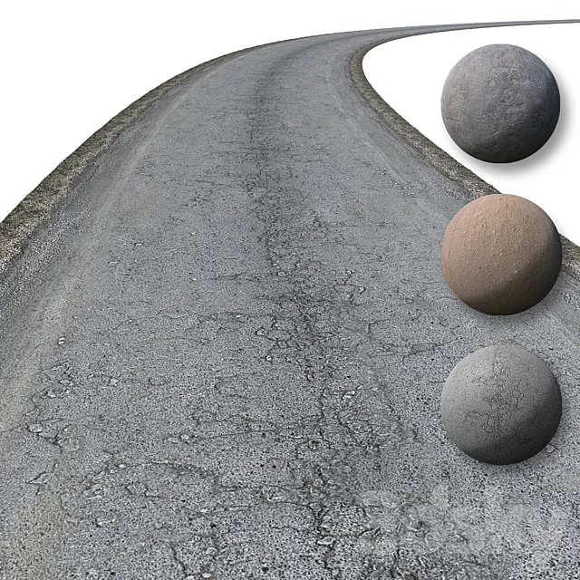 Old Road 3D Model