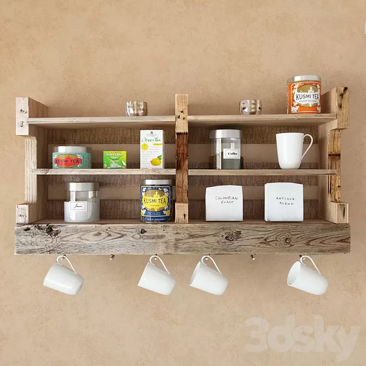 old shelf 3D Model