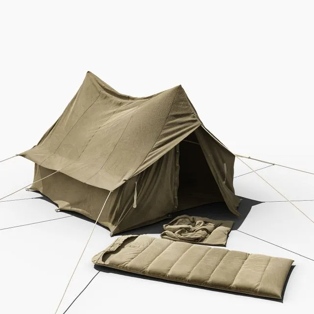 OLD TENT 3D Model