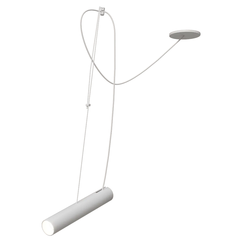 Ole lighting - Pendant lamp PEPO with 1 spotlights GU10 3D Model