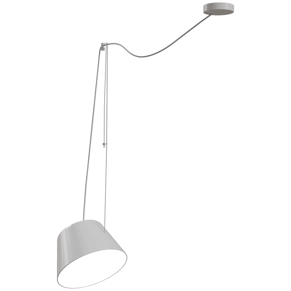 Ole lighting - Pendant lamp Sento - with 1 spotlights 3D Model