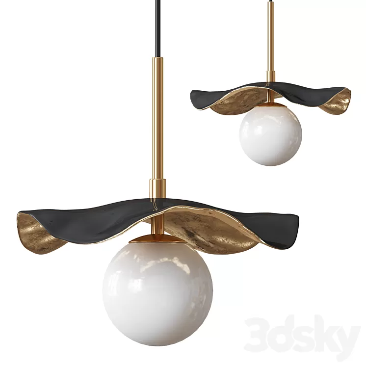 OLEA ceiling lamp 3D Model Free