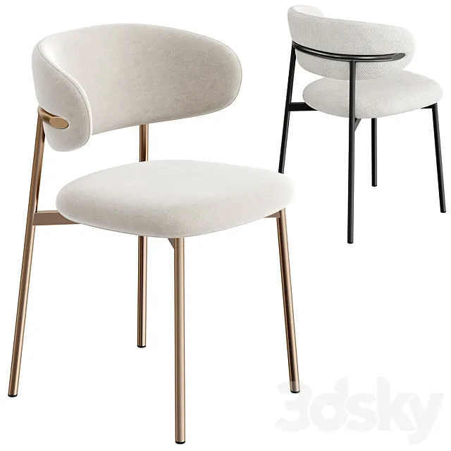 Oleandro Chair by Calligaris 3D Model