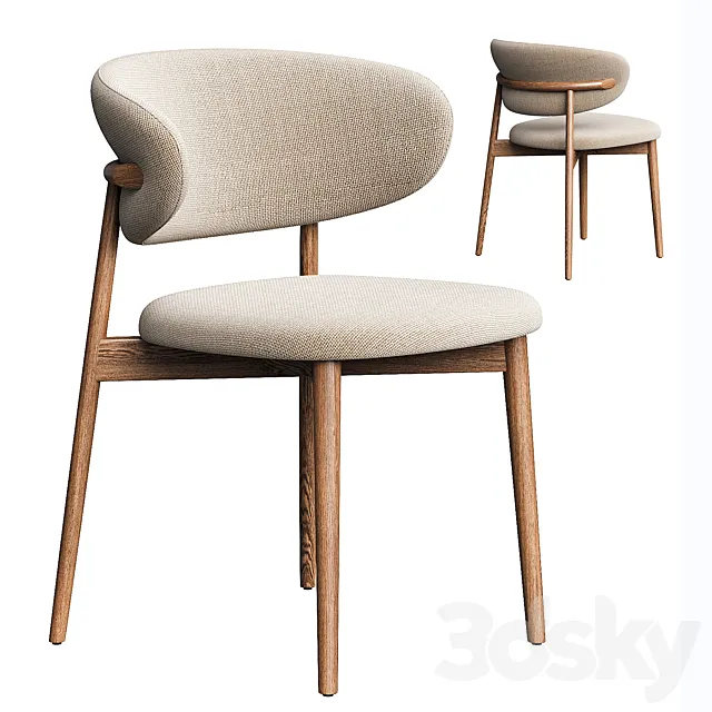 Oleandro Chair By Calligaris 3D Model