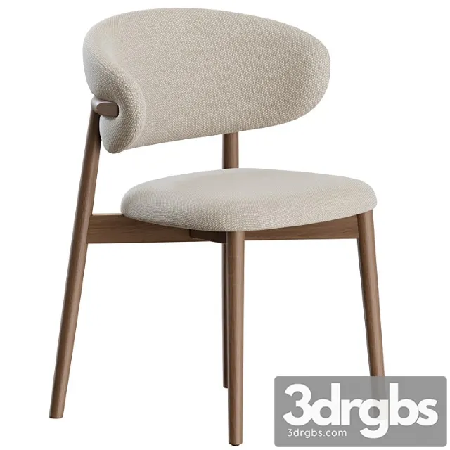 Oleandro Chair Wood by Calligaris 3D Model Free