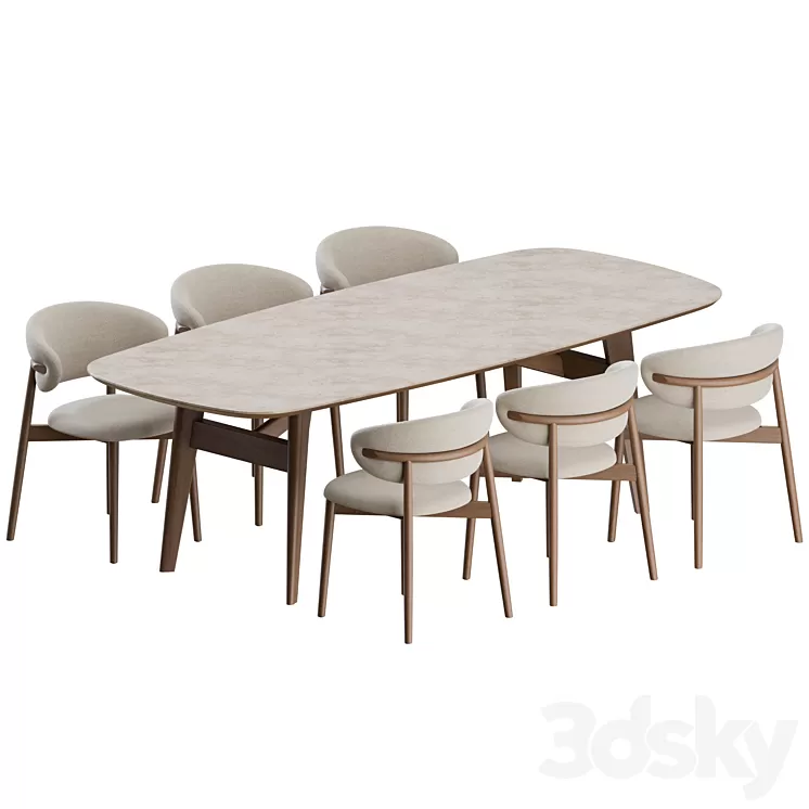 Oleandro Dinning Set 02 by Calligaris
